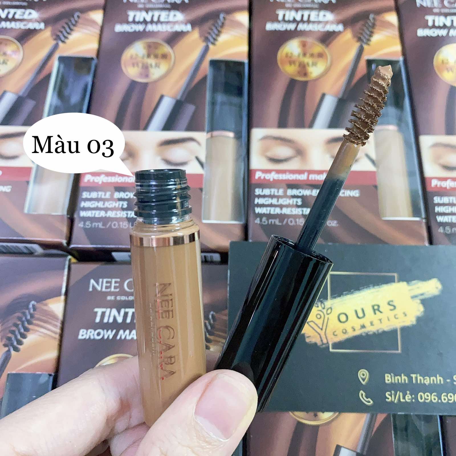 Mascara Chân Mày Nee Cara Tinted Brow Mascara N590