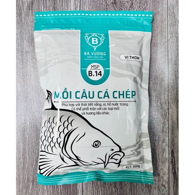 Mồi câu cá chép B14 (300gram) - Mồi câu Bá Vương