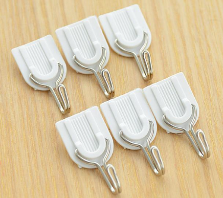 [GIÁ SỈ] Vỉ 6 Móc Dán Tường MOC01 Cho Vật Dụng Nhẹ