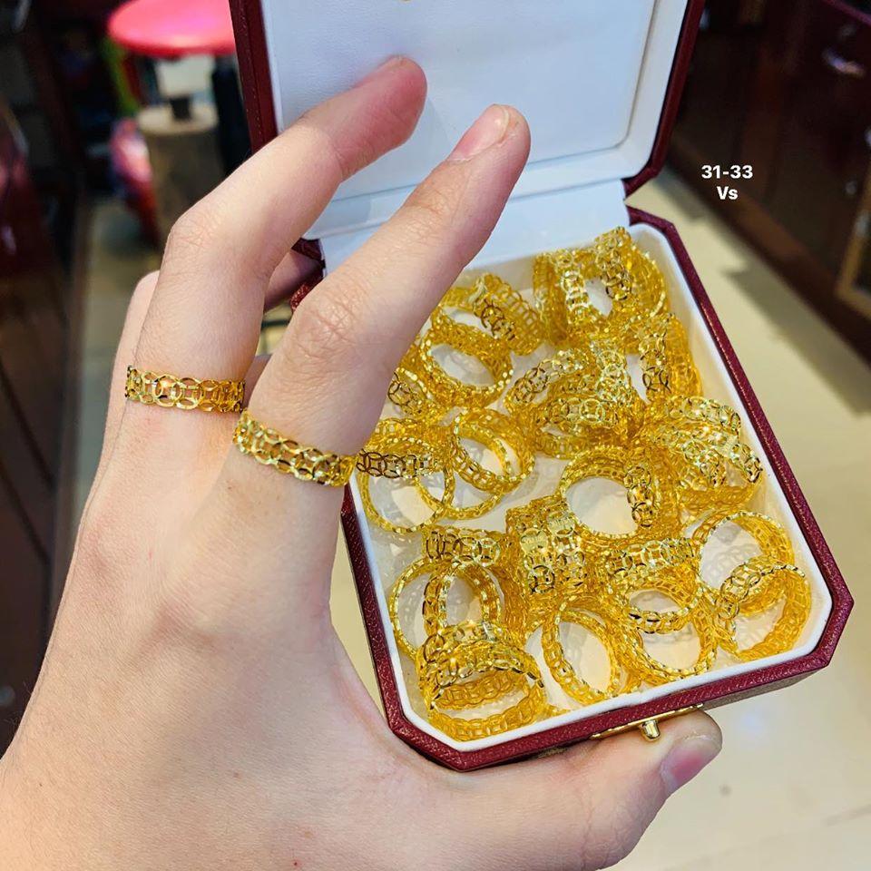 Nhẫn kim tiền vàng tây có bảo hành