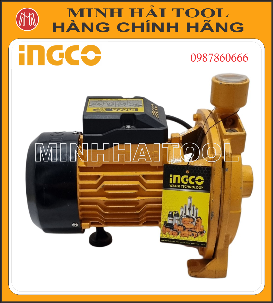 Máy bơm li tâm 750w ingco cpm7508