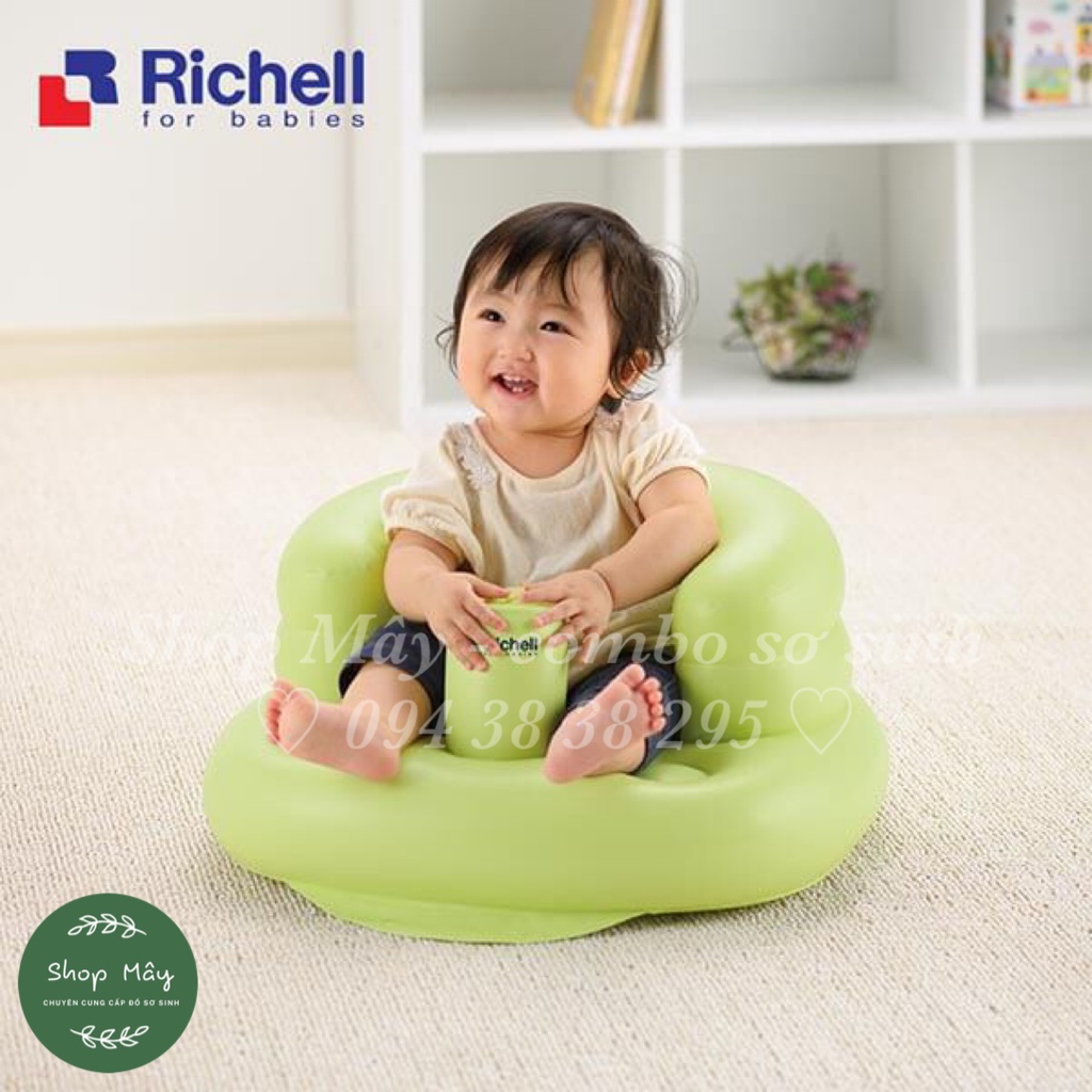 Ghế hơi tập ngồi Richell cho bé