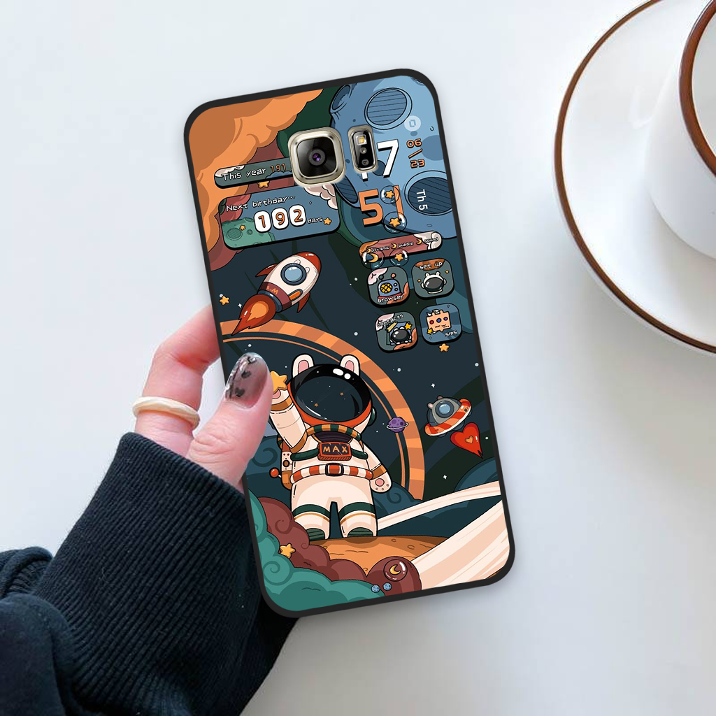 Ốp lưng Samsung Galaxy Note 4 / Note 5 hình vũ trụ, phi hành gia astronaut độc đáo