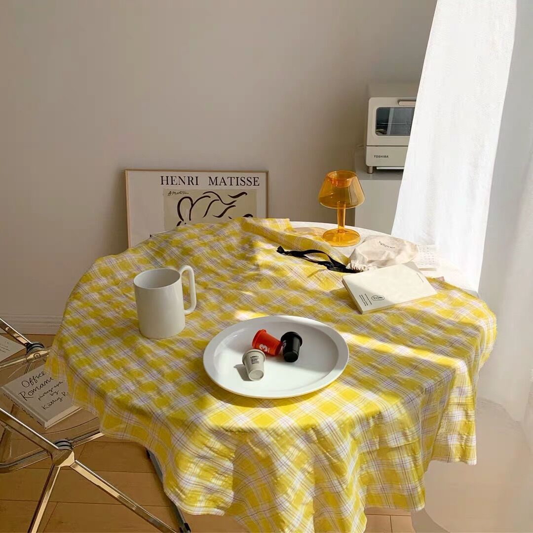 Khăn trải bàn/ Khăn picnic caro vintage