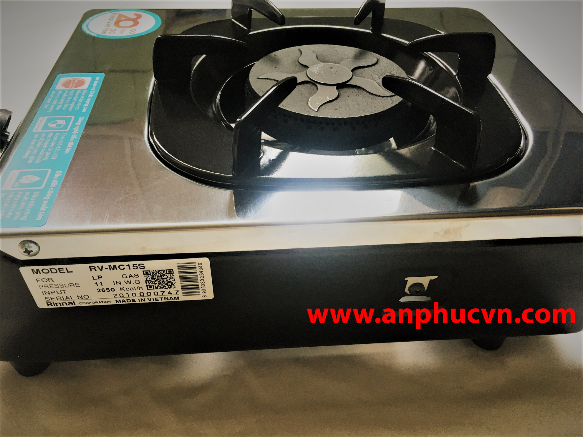 Bếp gas ĐƠN Rinnai RV-MC15S