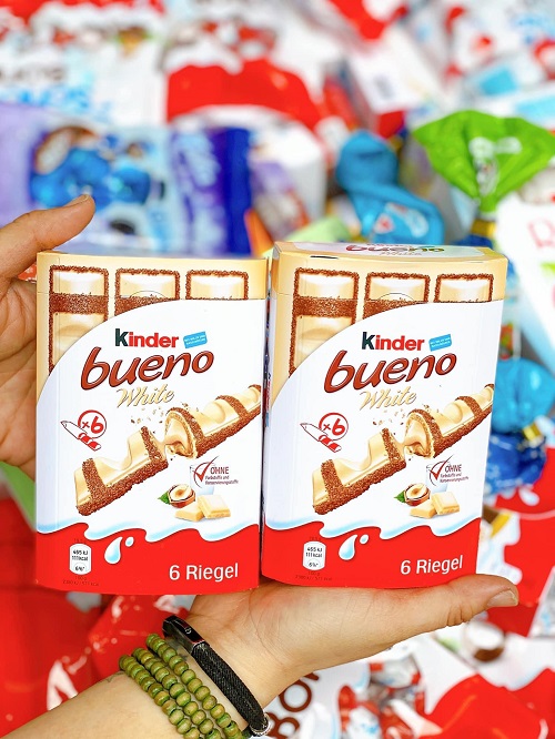 Socola Kinder bueno white hộp 117gr (6 thanh) - Đức
