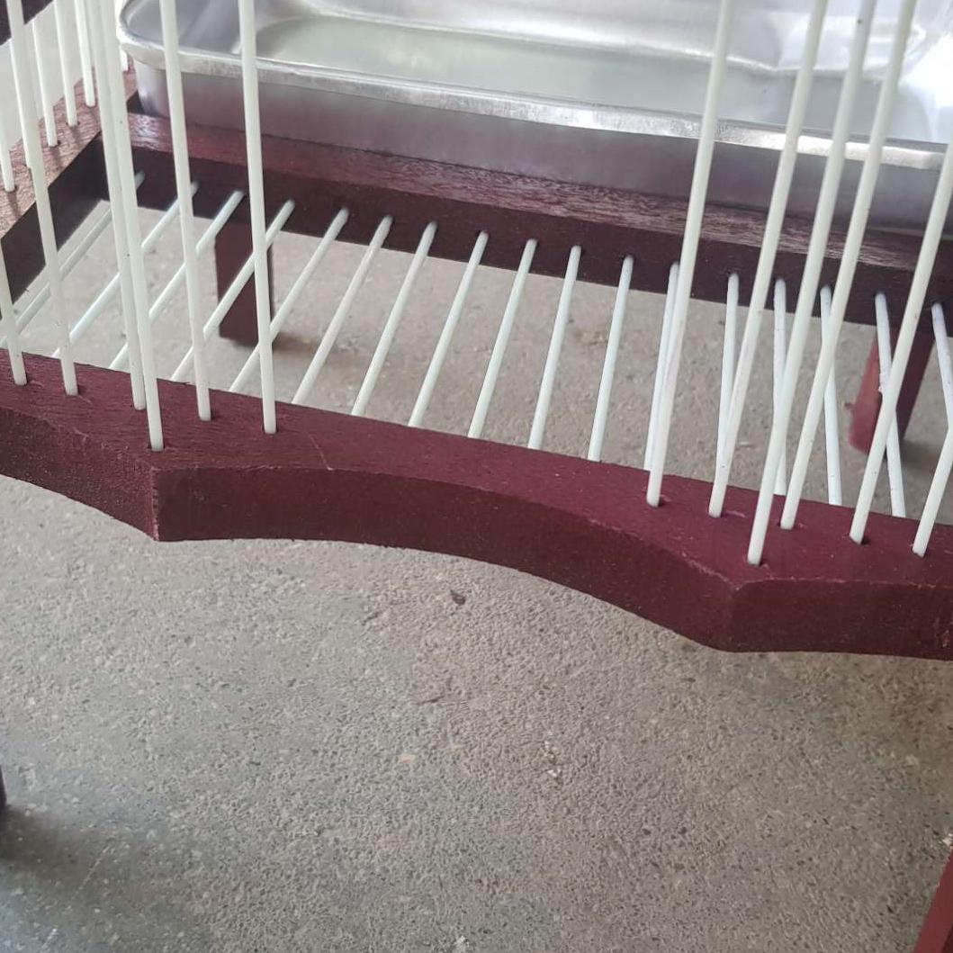 Lồng tắm cho chim kèm khay nhôm