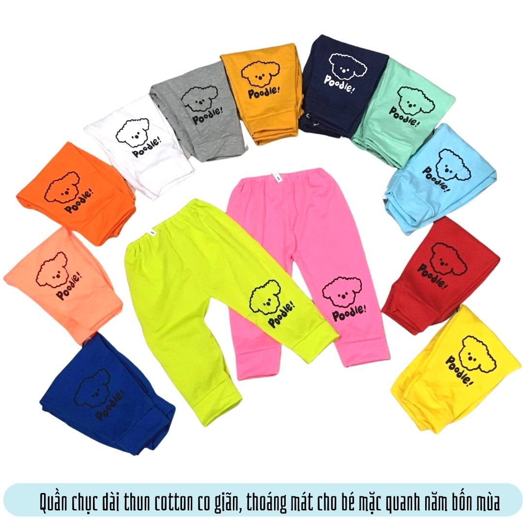 Combo 10 chiếc quần chục dài cho bé trai/gái 6-16kg