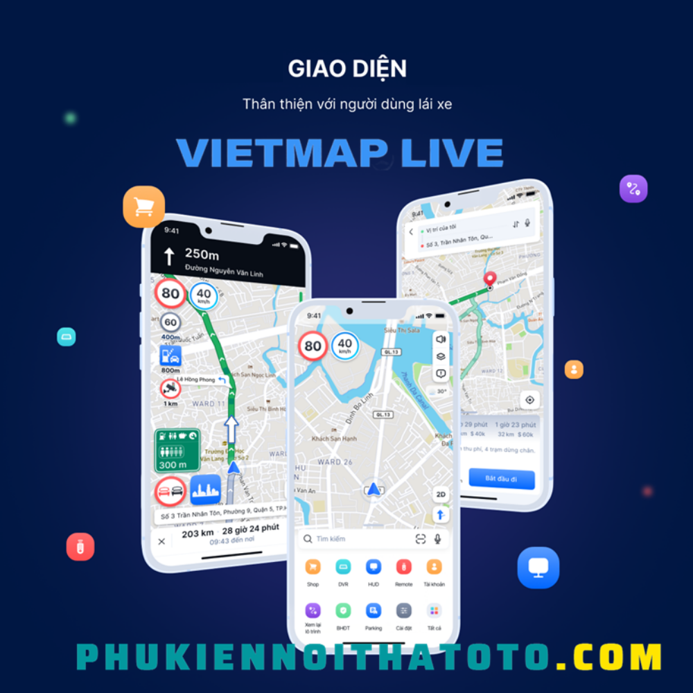 PHẦN MỀM BẢN QUYỀN VIETMAP LIVE PRO