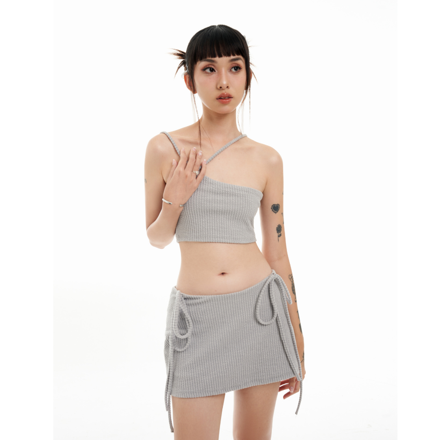 Set Áo Croptop Và Chân Váy Thắt Eo Tôn Dáng KENNEDY SET - RORA
