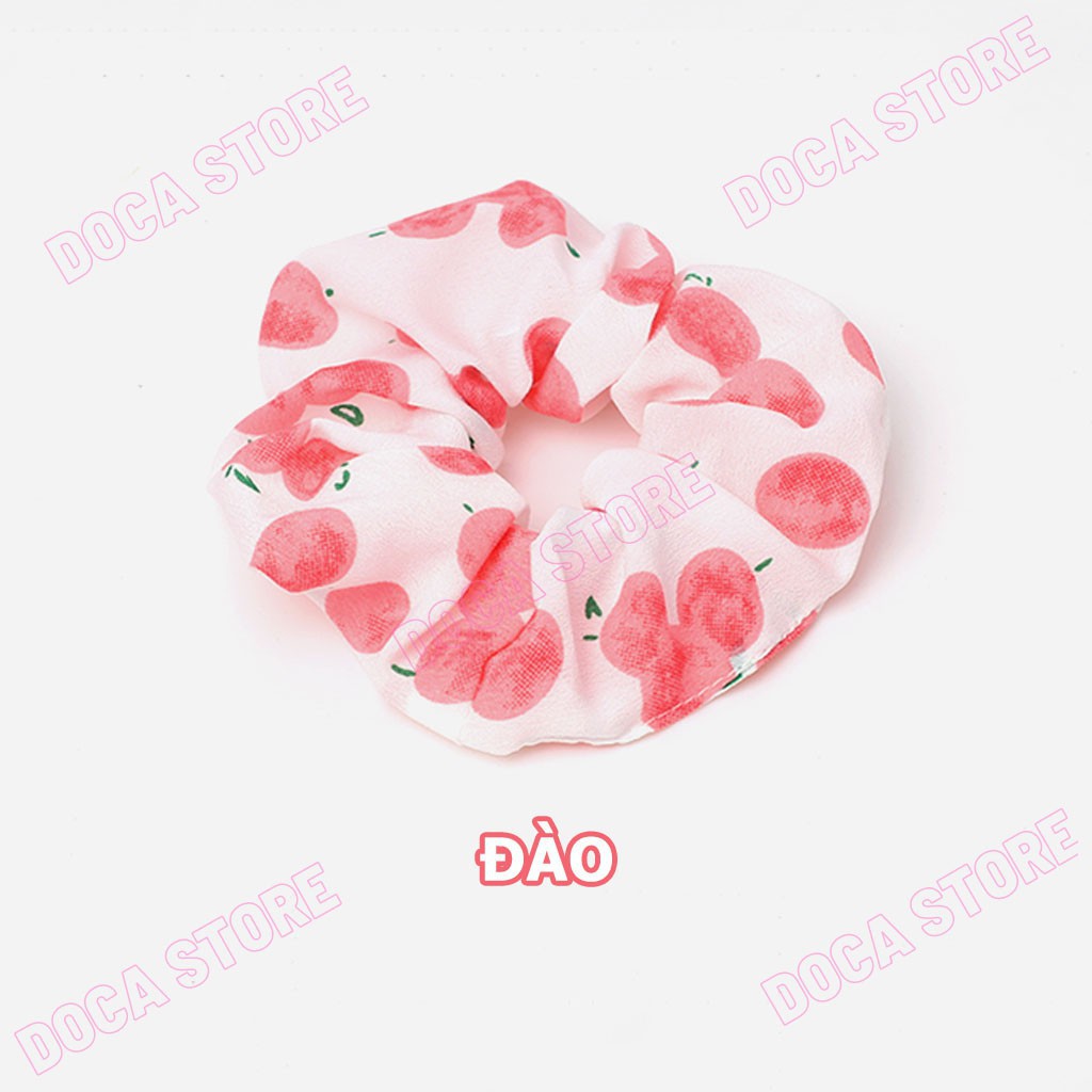 Cột Tóc Vải Scrunchies Trái Cây Hot Ct75