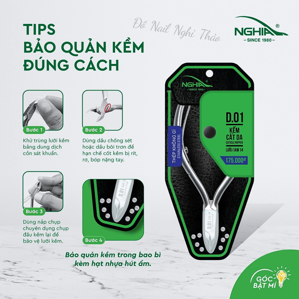 Kềm nghĩa d555 nhặt da