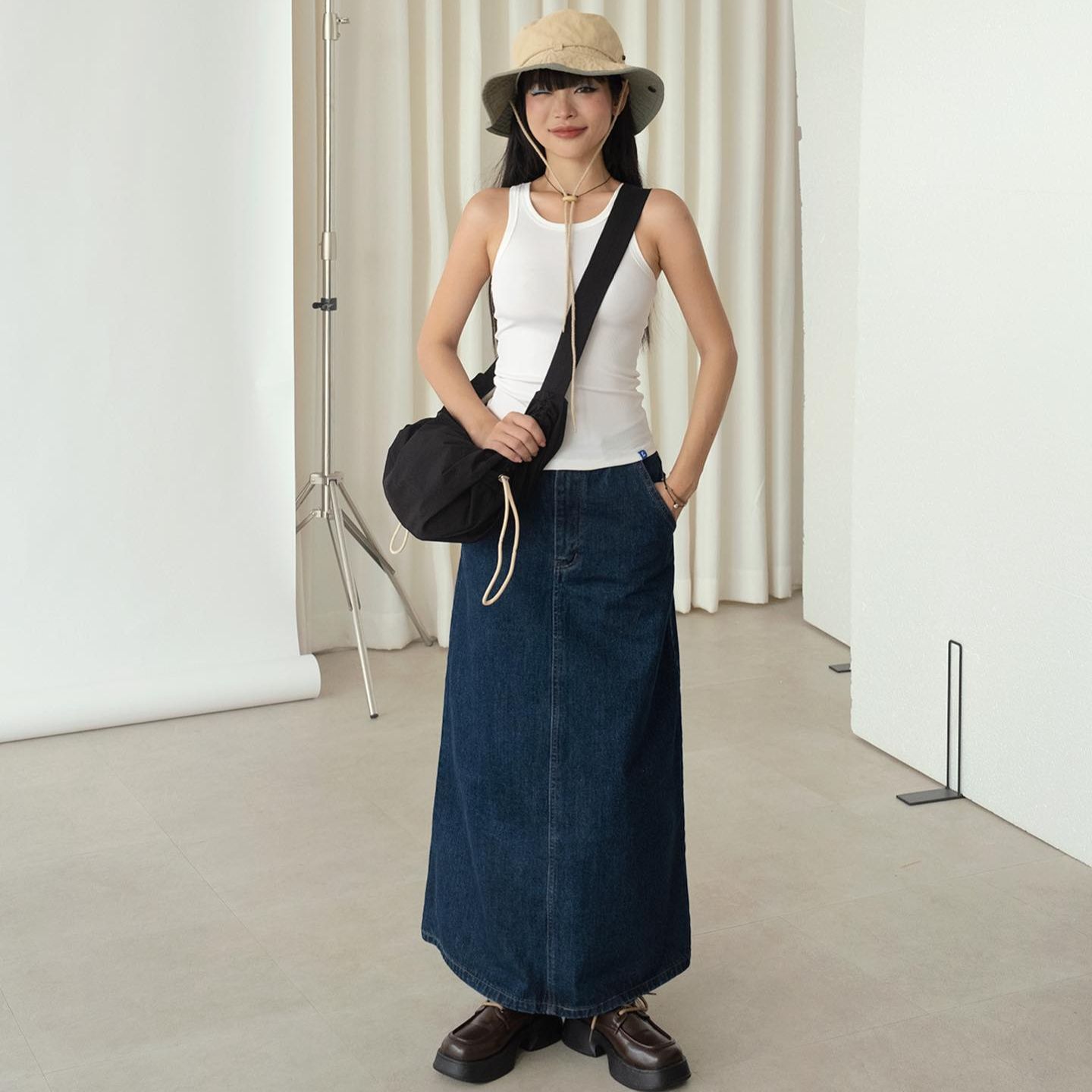 Áo ba lỗ thun gân NAKED by V - Basic Tank Top