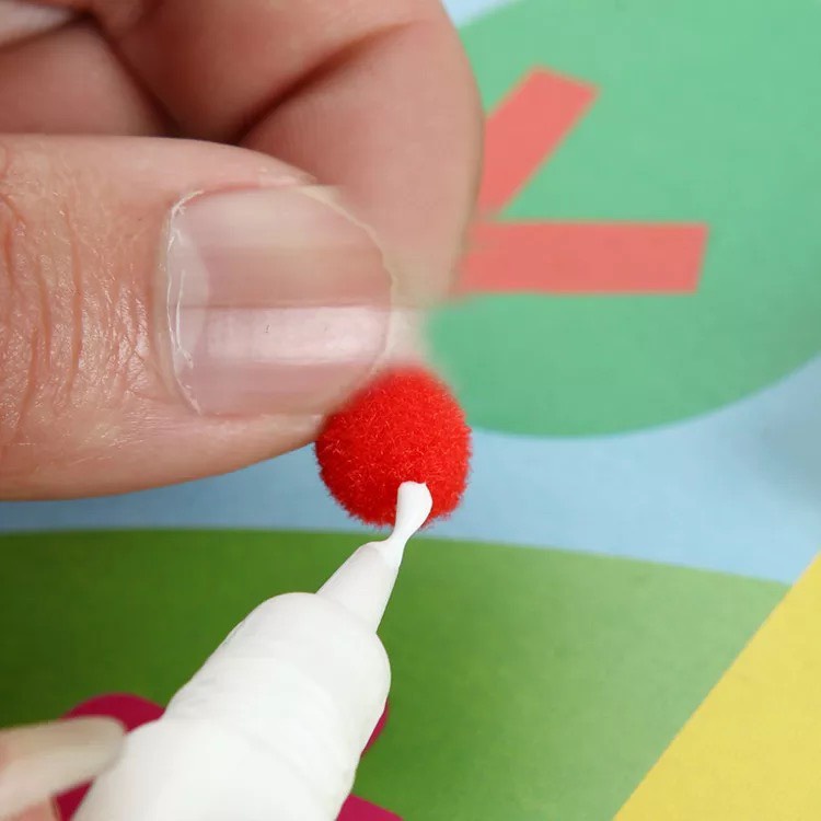 Cục Pompom Trang Trí Nhiều Màu Sắc