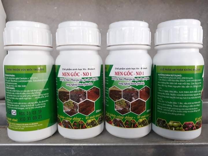 CHẾ PHẨM MEN GỐC NO1 ( CHUYÊN Ủ PHÂN HỮU CƠ )