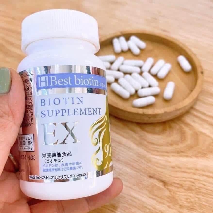 Viên Uống Mọc Tóc Best Biotin Supplement EX (90 Viên)