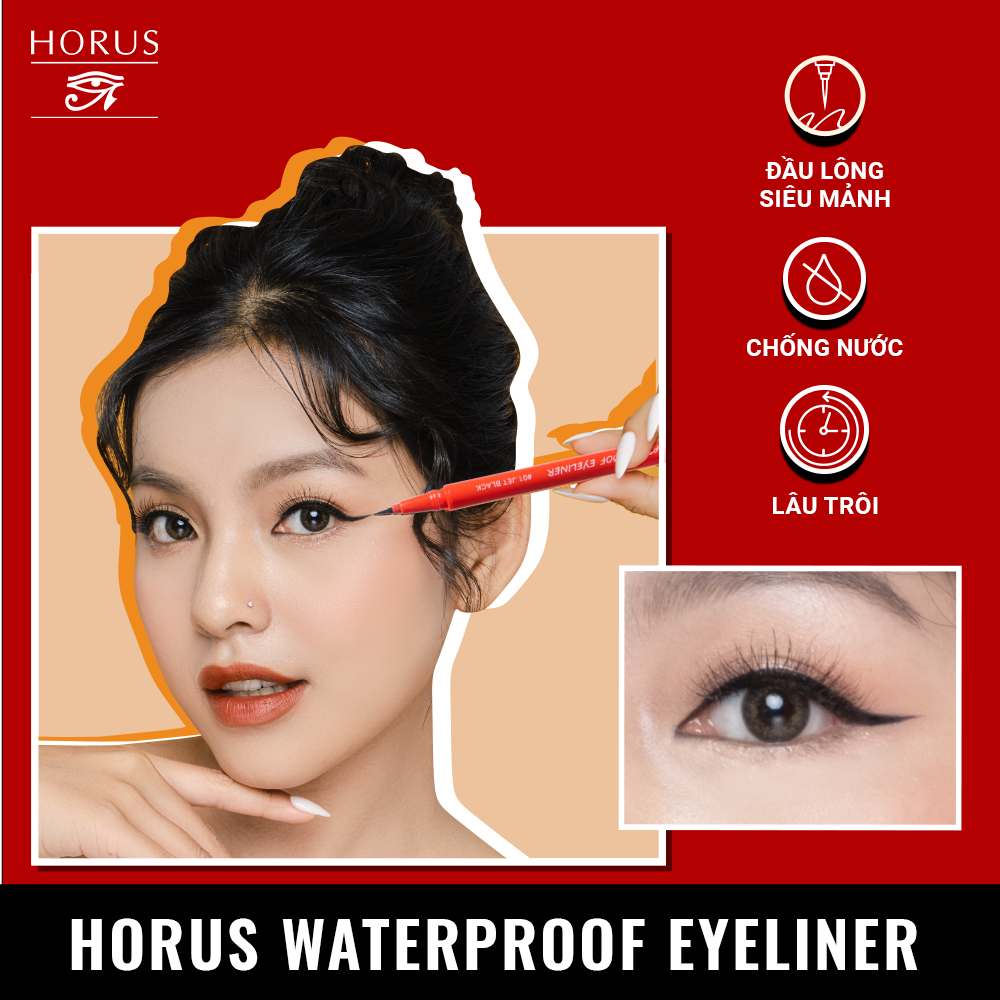 [Quà tặng không bán] Horus Kẻ mắt Water Proof Eyeliner