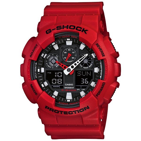 Đồng hồ Casio G-Shock Nam GA-100B-4A chính hãng chống va đập, chống nước 200m - Bảo hành 5 năm - Pin trọn đời
