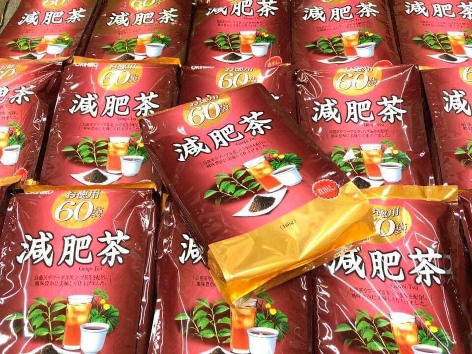 Trà thảo mộc giảm mỡ ở bụng Nhật Bản