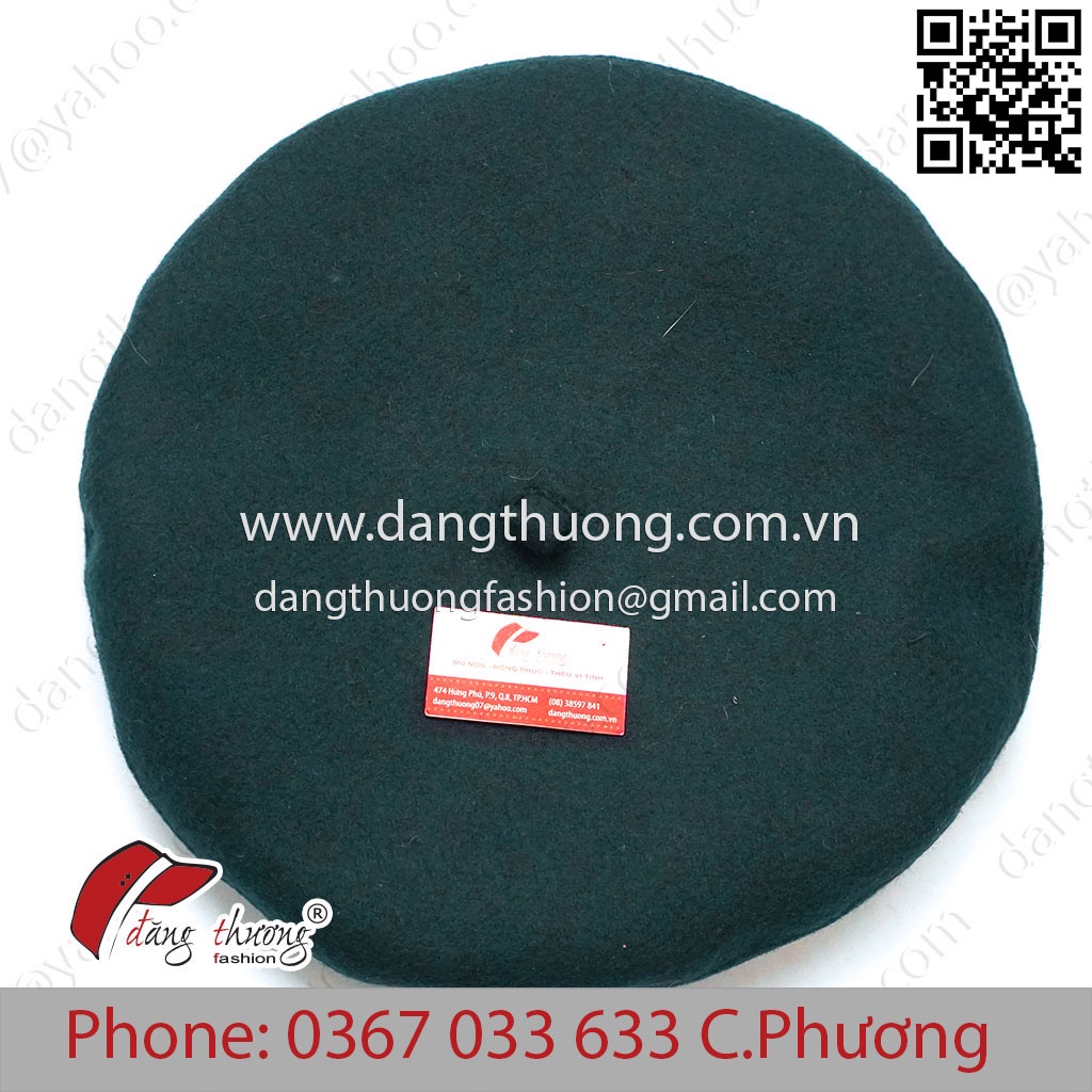 Mũ Nồi Beret Chất Liệu Nỉ Dạ Dày Dặn (Không Phải Loại Len Mỏng)