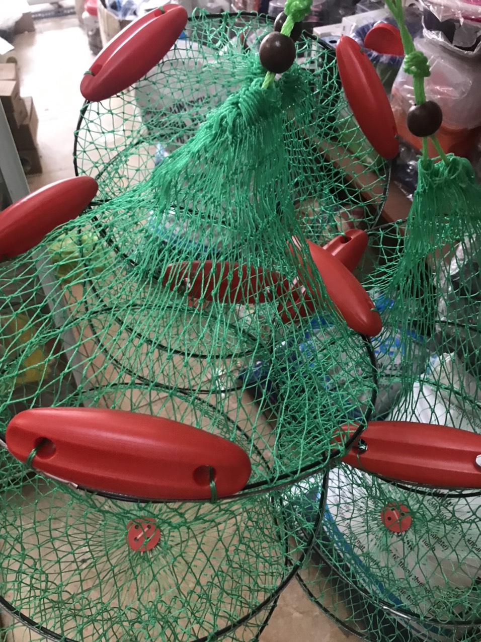 Giỏ Đựng Cá 3 Tầng Có Phao Nổi - Rộng Đựng Cá