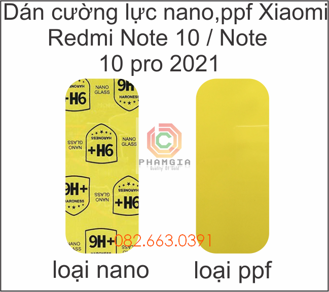 Cường lực camera Xiaomi Redmi Note 10 / Note 10s / Note 10 pro loại nano , ppf siêu bảo vệ