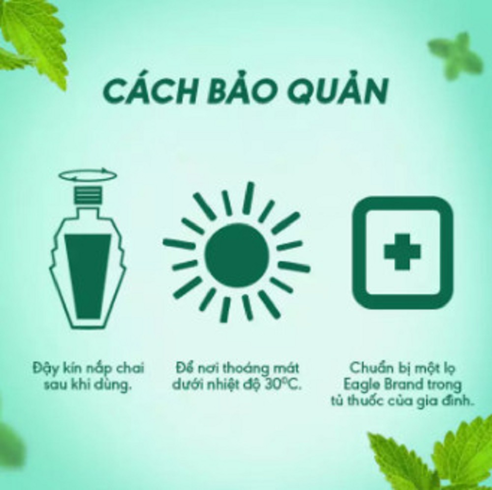 [HCM]Dầu Gió Xanh Con Ó Singapore EAGLE BRAND - Chai 24ml