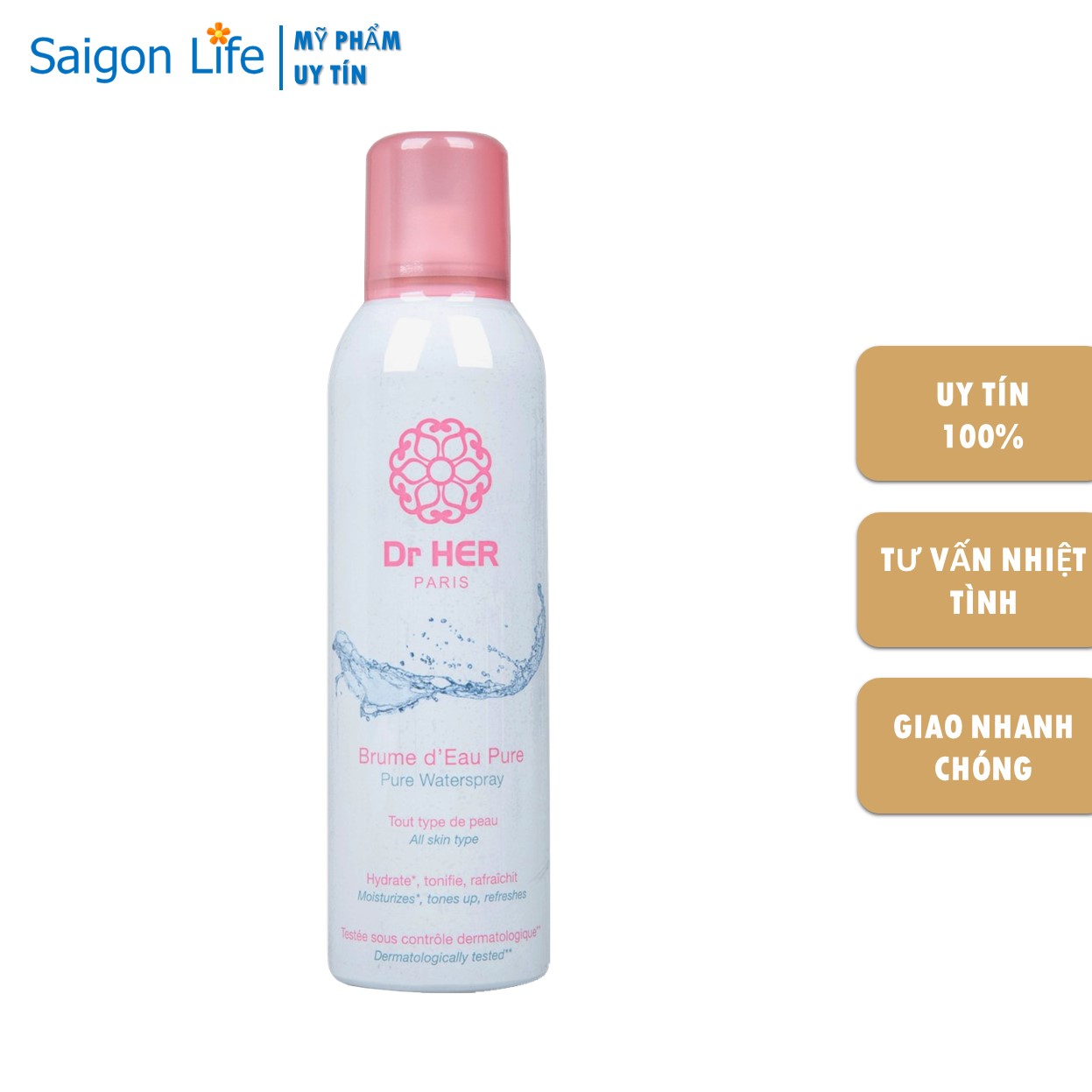 [HOT] Xịt Khoáng Cấp Ẩm Dr Her Paris 150ml
