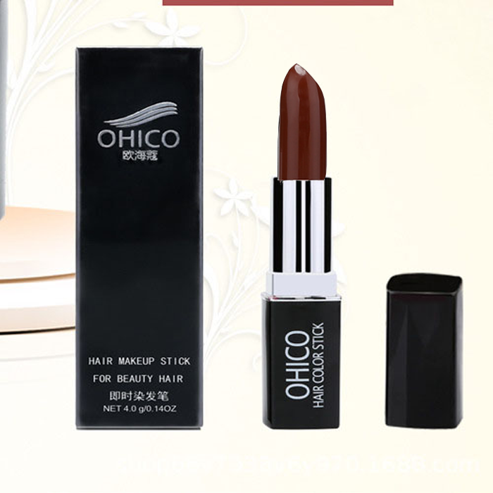 Son phủ tóc bạc ohico nhuộm tóc bạc tiện dụng 04gr/thỏi 03 màu chọn lựa