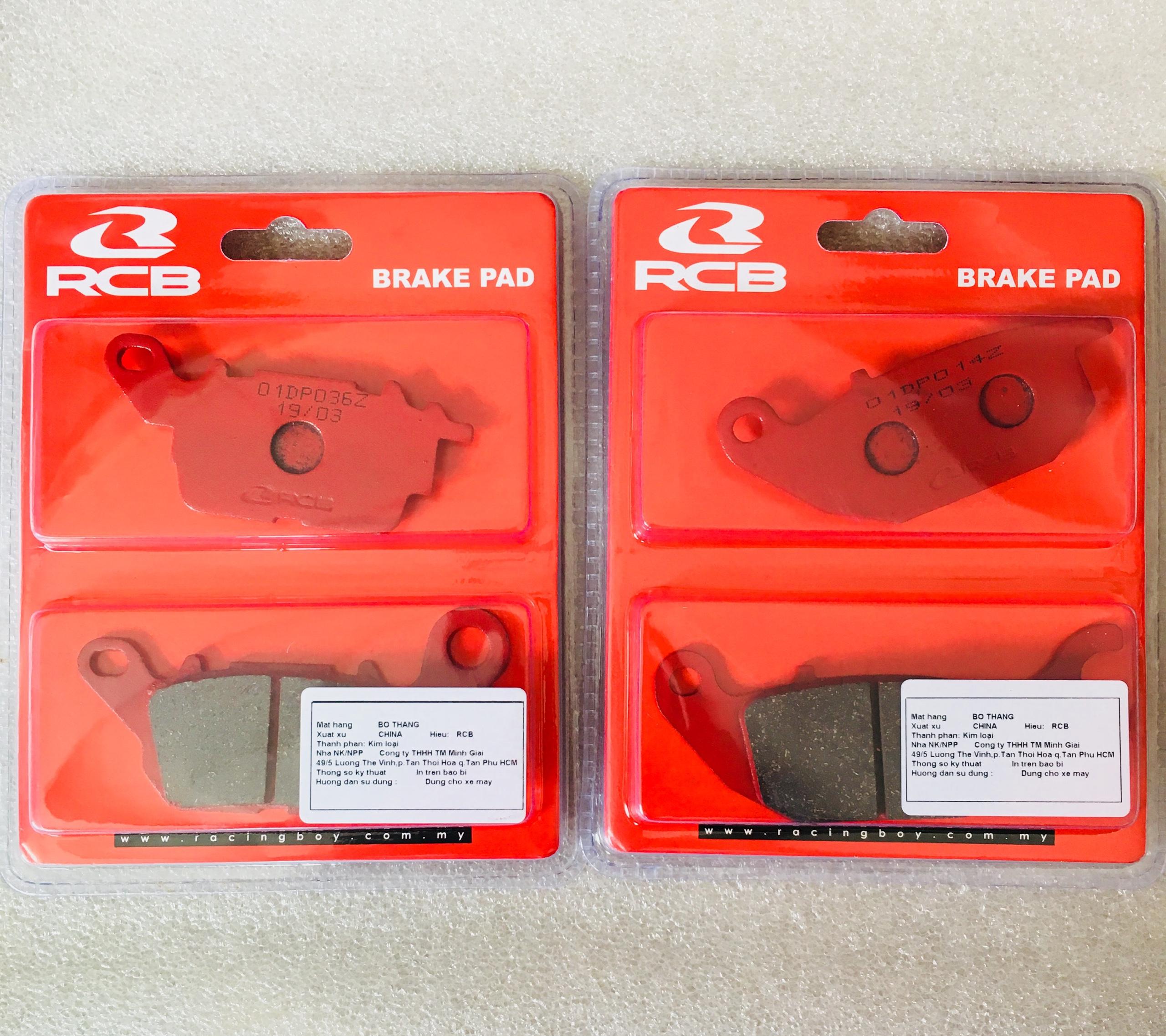 BỘ BỐ THẮNG ĐĨA TRƯỚC/SAU RCB cho EXCITER 150