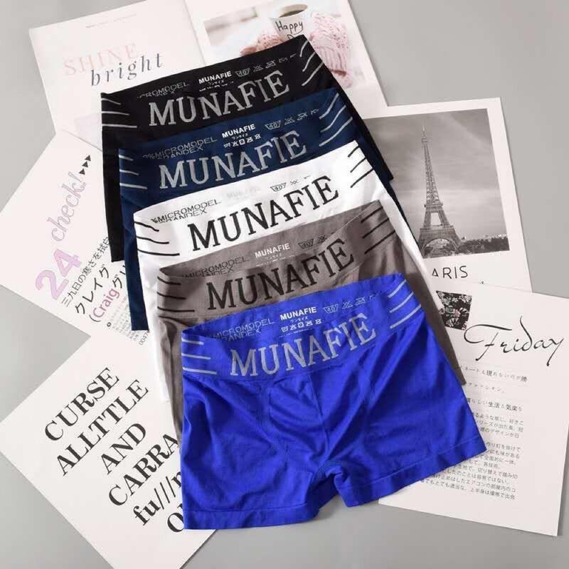 Nơi bán Combo 4 quần lót nam boxer dệt kim cao cấp MUNA FIE