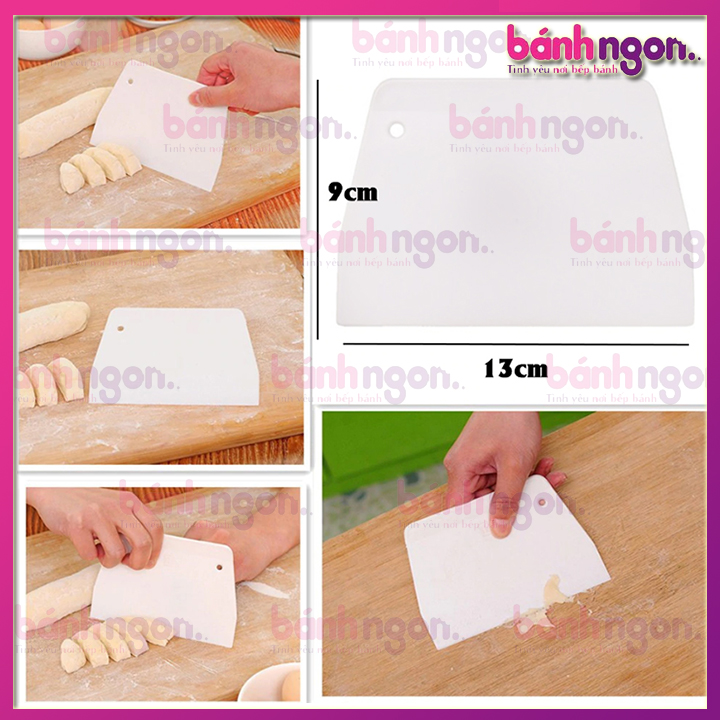 Miếng Nhựa Chà Láng / Cắt Bột ,Vét Bột Hình Thang