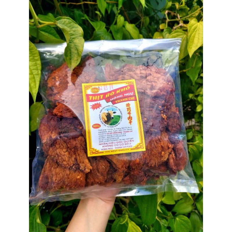 1kg*Khô bò giòn hồng ngự (miếng lớn)