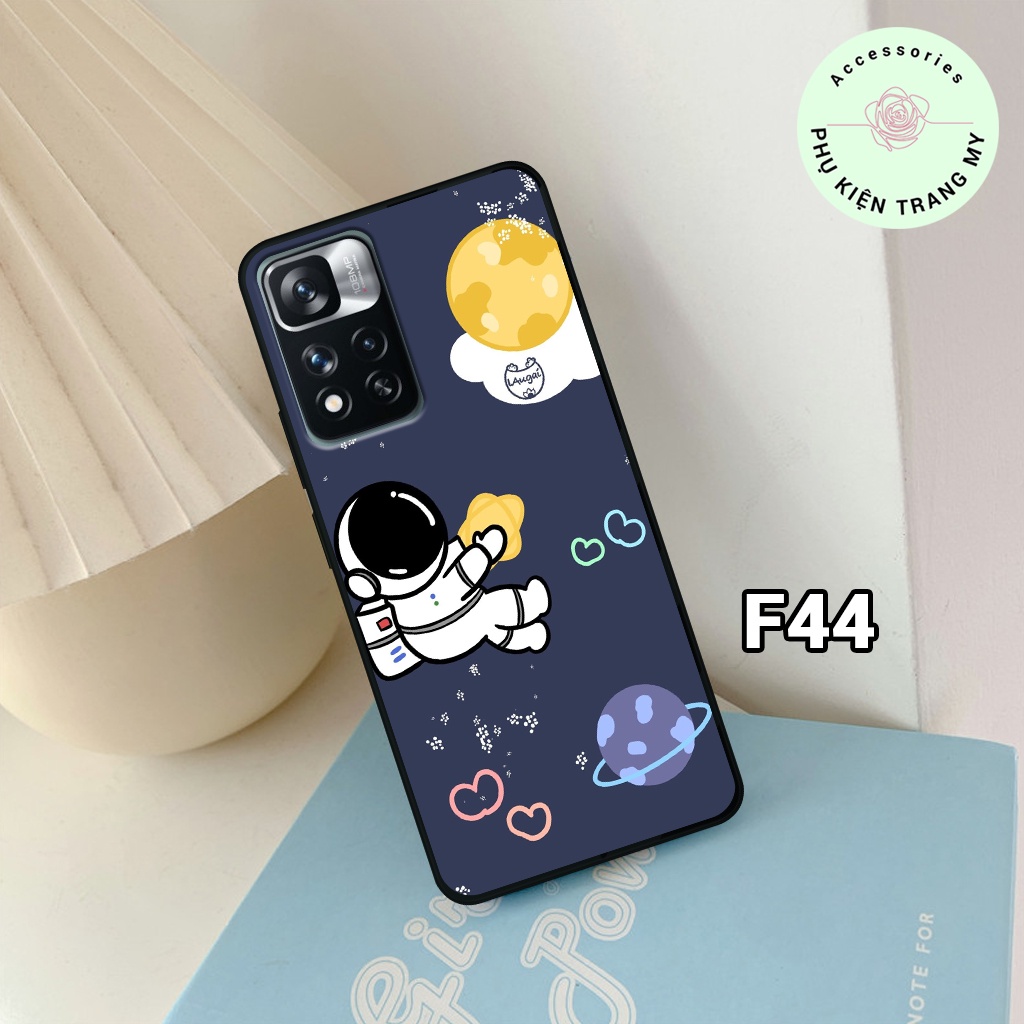 Ốp lưng xiaomi redmi note 11/ note 11 pro/ note 11 pro+ - ốp lưng điện thoại xiaomi in hình vũ trụ đáng yêu, gấu vũ trụ