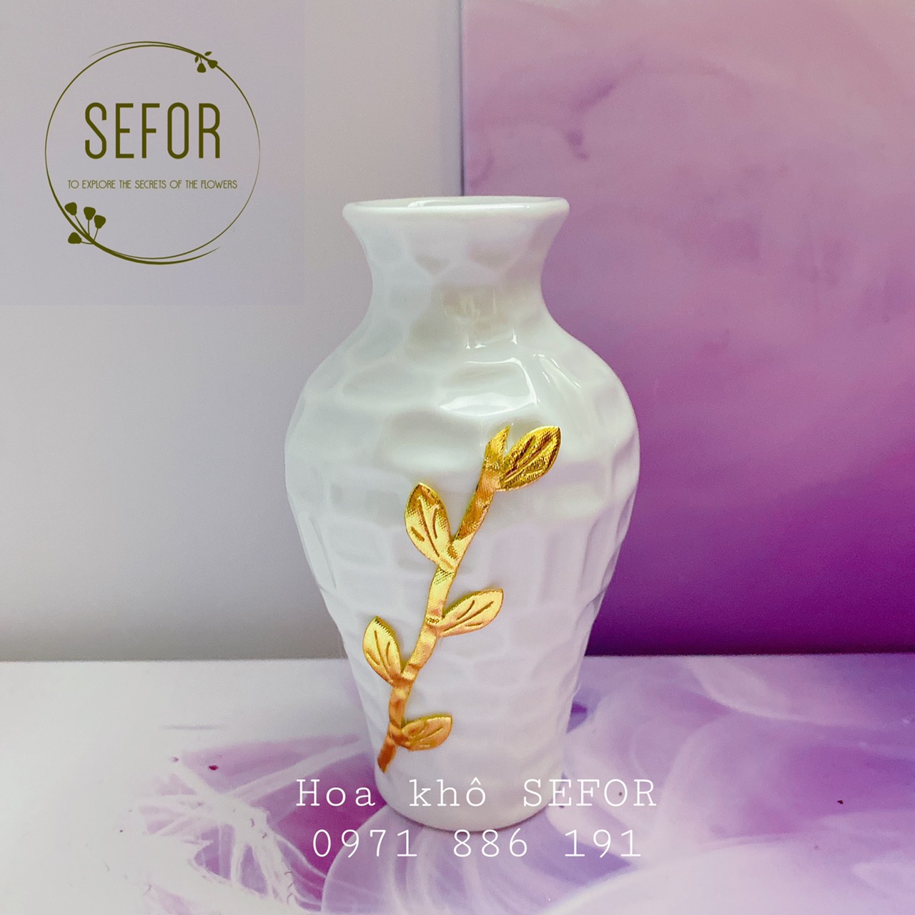 Lọ gốm - Bình gốm mini - Bình gốm Bát Tràng decor không gian
