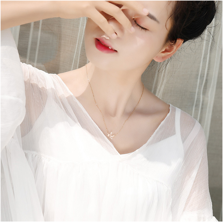 Dây chuyền thiên chỉ hạc xinh