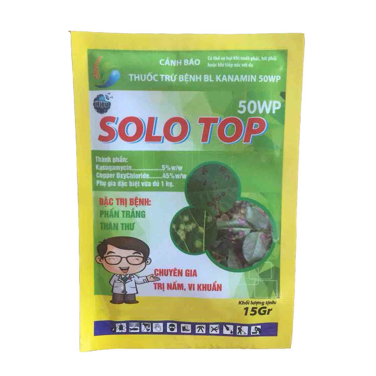SOLO TOP đặc trừ thán thư, phấn trắng gói 15gr