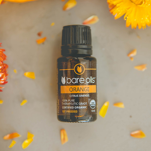 Tinh dầu cam - Orange Essential Oil (Tinh dầu hữu cơ Bare Oils - USDA Organic) 15ml
