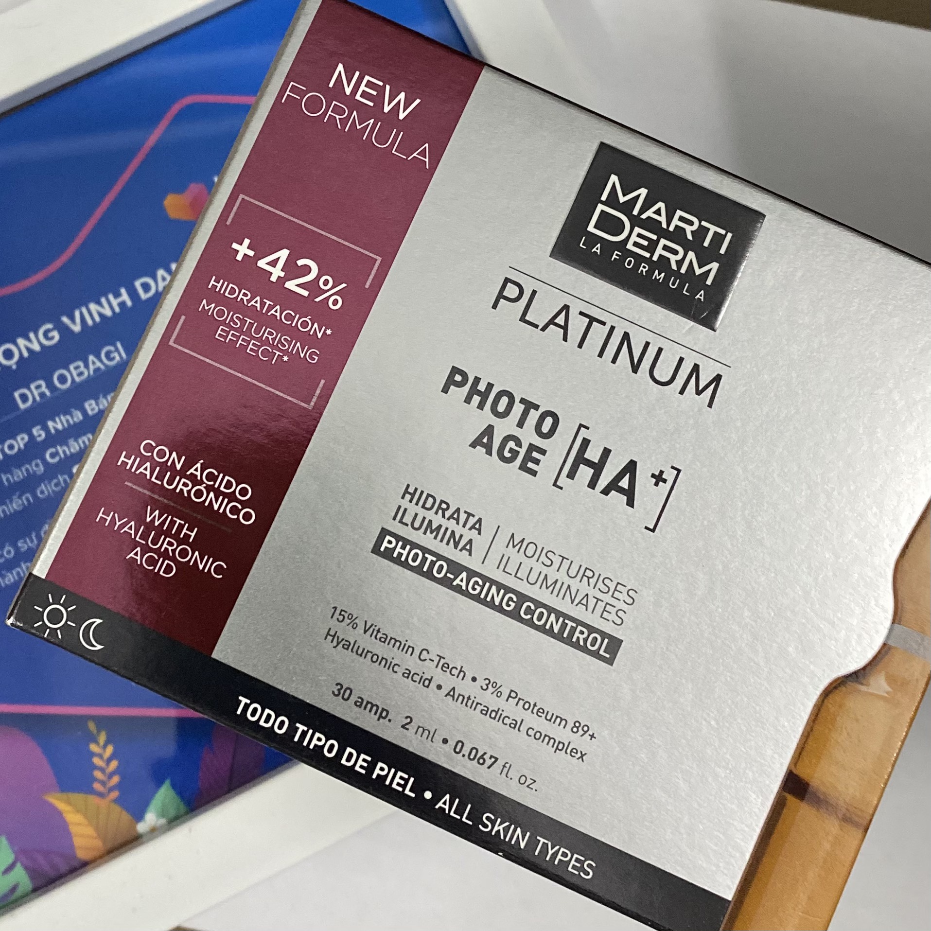 [HCM]Ampoules 15% Vitamin C Nguyên Chất Chống Lão Hóa - MartiDerm Platinum Photo Age HA+