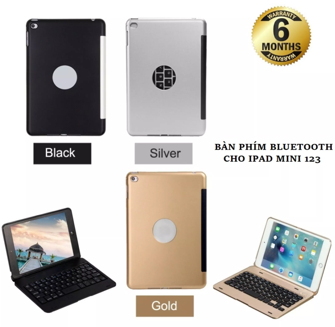 Bàn phím Bluetooth Keyboard ipad mini 1 2 3 - T_Shop_VN