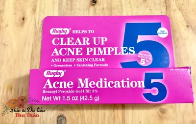 Clear up 5 acne medication (BPO 5% cho da mụn)
