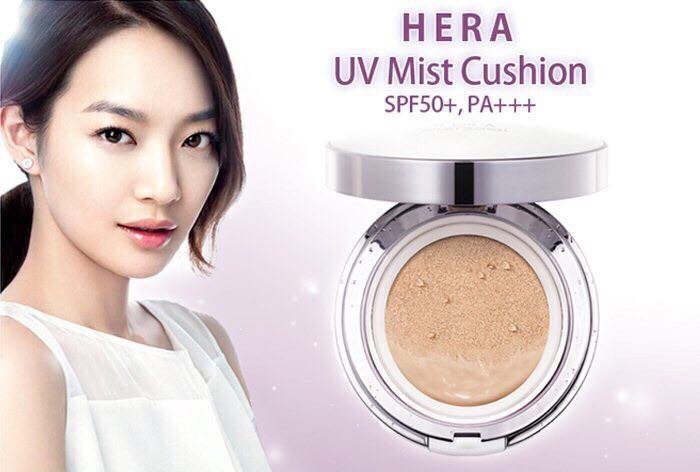 Phấn nước chống nắng kiềm dầu Hera UV Mist Cushion