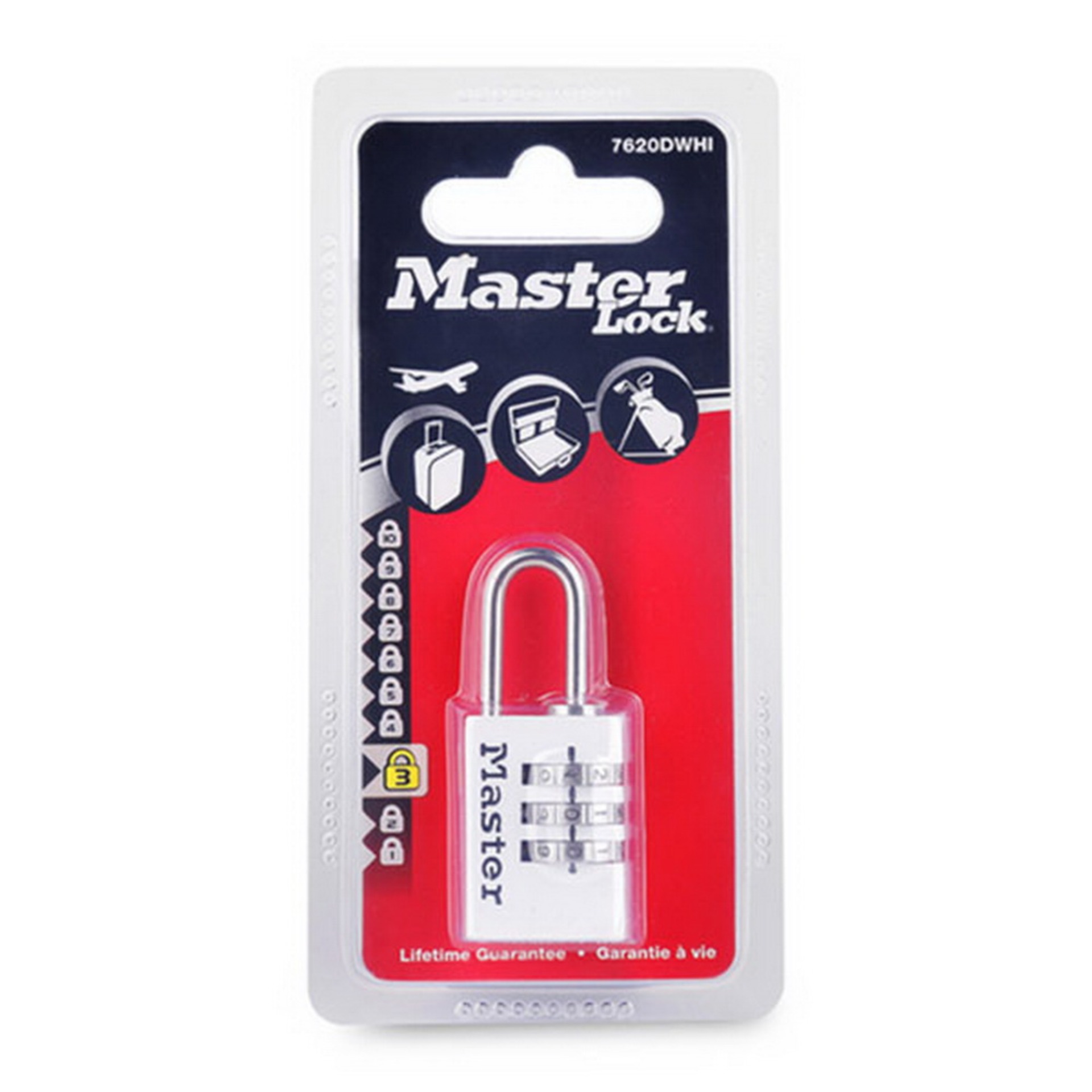 Ổ khóa vali Master Lock 7620 EURDWHI - MITISHOP