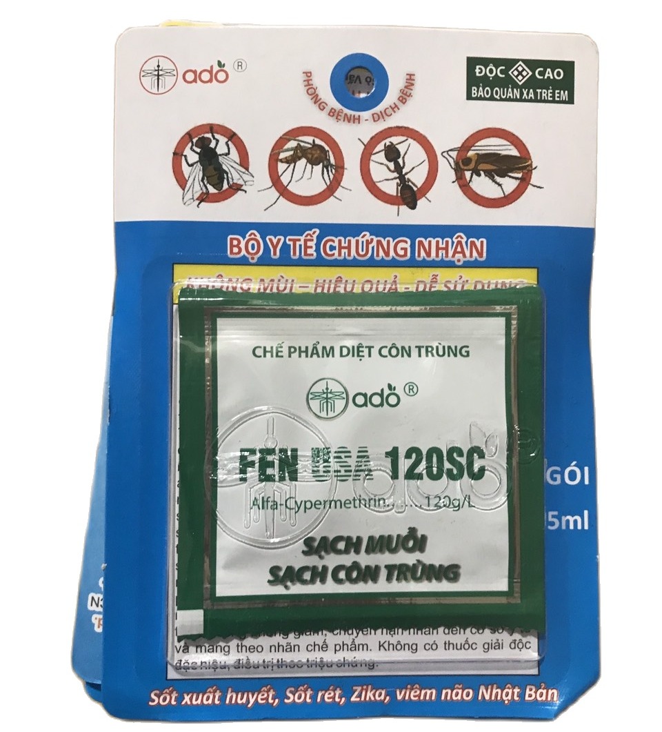 [Hoàn Tiền 10%] Thuốc xịt muỗi cao cấp Fen Usa 120sc diệt muỗi hiệu quả an toàn thuốc diệt muỗi không mùi chứa chất bám dính tăng hiệu quả với permethrin