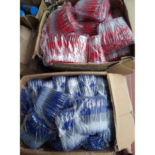 Set 10 bút bi nước 3 màu Đen đỏ tím