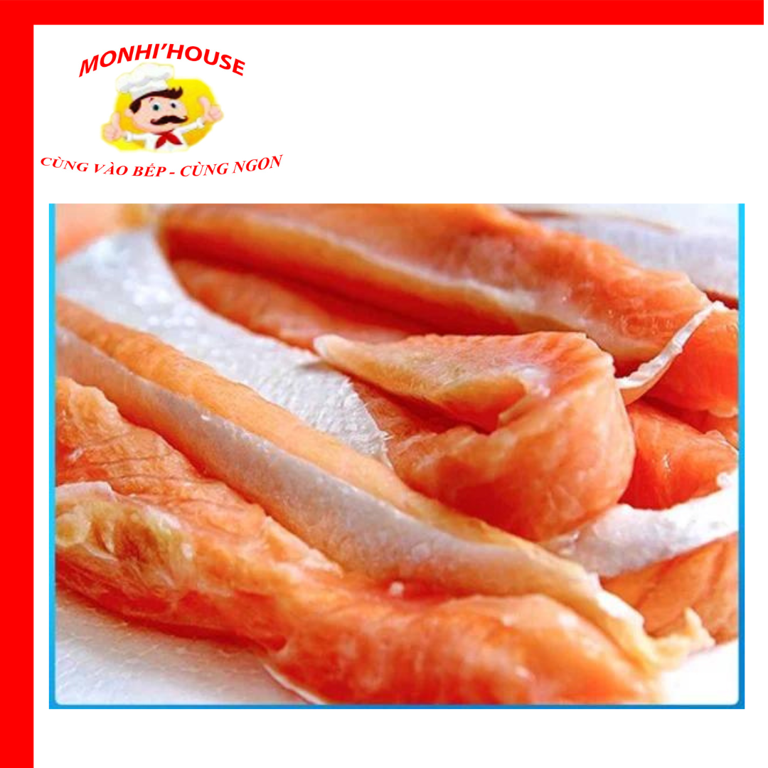 Lườn cá hồi đóng khay 500gram_ Ship hỏa tốc HCM