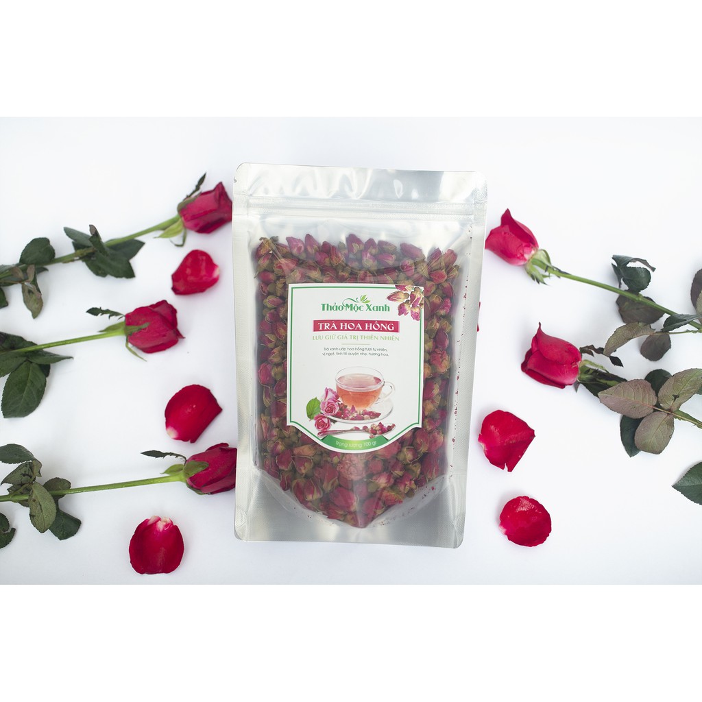 Trà hoa hồng sấy khô 100g