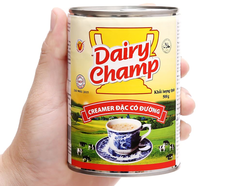 Sữa đặc có đường Dairy Champ lon 500gr