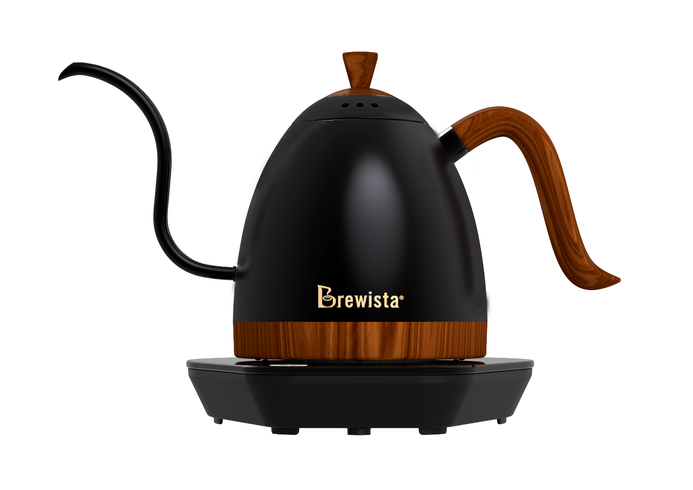 ẤM ĐUN BẰNG ĐIỆN BREWISTA ARTISAN GOOSENECK VARIABLE TEMPERATURE – MATTE BLACK- 600ML (220V)