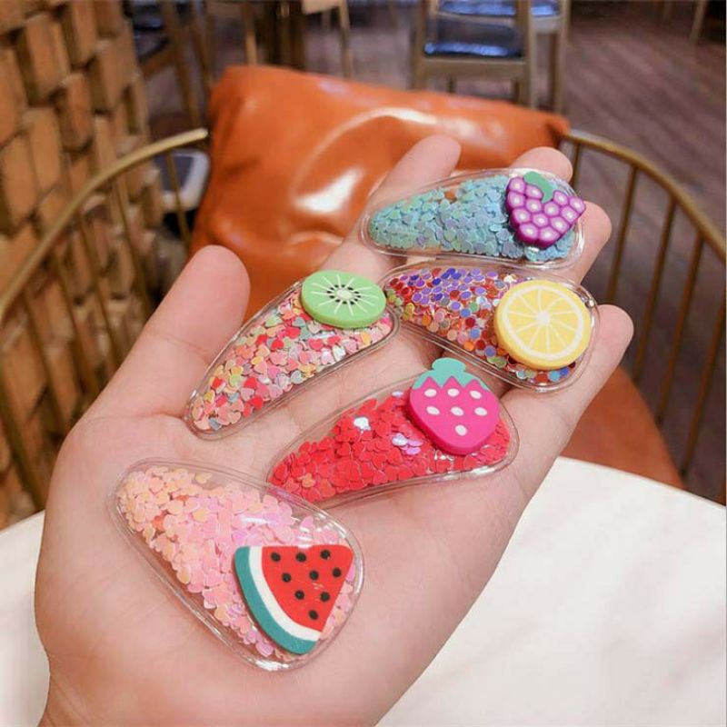 Kẹp Tóc Dễ Thương Hoa Quả Hàn Quốc